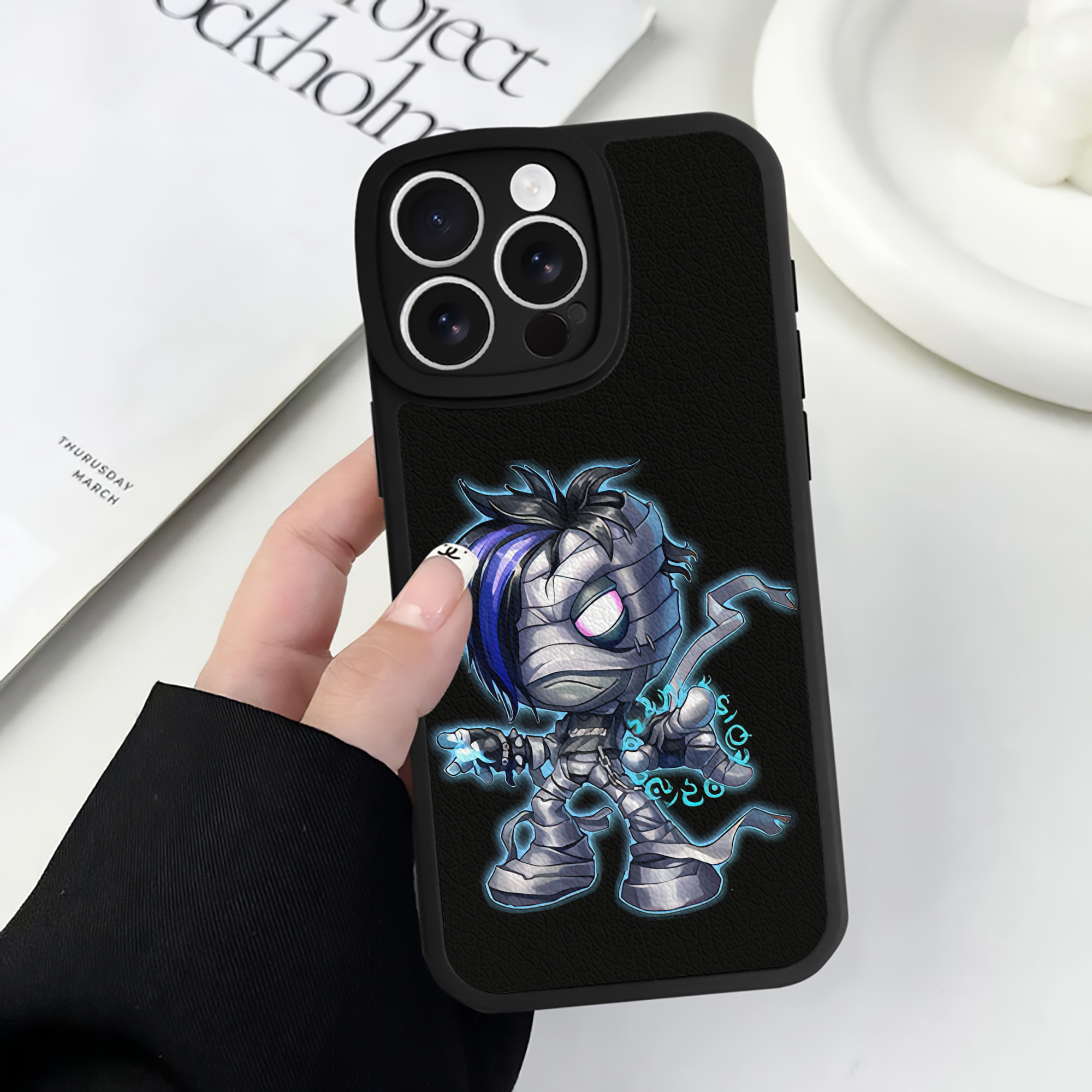 リーグ・オブ・レジェンド League of Legends LOL 【iPhone 16シリーズ対応】シリコンスマホケース（レザー調） 材質：シリコン